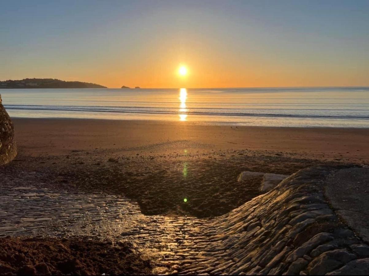 Pink House ,Opposite Beach ,Sleeps 6 , 2 Bedroom Ground Floor Self Contained Garden Flat , Private Entrance , Kitchen , Guaranteed Parking ,Wifi , Movies ,Bathroom ,Fridge , Microwave ,Bedroom 1, Double Bed & 2 Single Beds ,Bedroom 2 , Double Bed Paignton Dış mekan fotoğraf