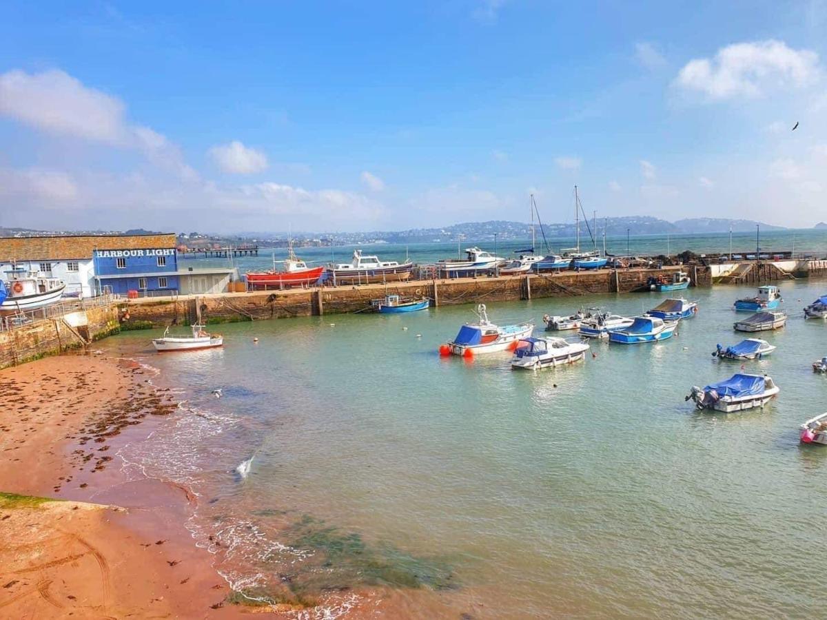 Pink House ,Opposite Beach ,Sleeps 6 , 2 Bedroom Ground Floor Self Contained Garden Flat , Private Entrance , Kitchen , Guaranteed Parking ,Wifi , Movies ,Bathroom ,Fridge , Microwave ,Bedroom 1, Double Bed & 2 Single Beds ,Bedroom 2 , Double Bed Paignton Dış mekan fotoğraf